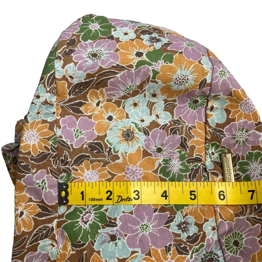 Madden Girl Hobo Bag Floral Knotted Shoulder Purse Boho Retro 70s Vibe Cottage